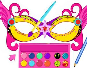 play Super Barbie Mask Designer