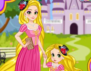 Rapunzel And Daughter Matching Dress