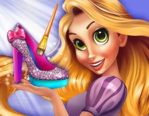 play Design Rapunzel'S Princess Shoes