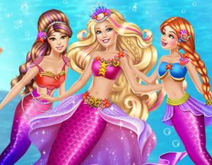 play Barbie Mermaid Coronation