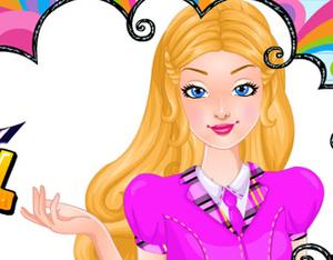 play Super Barbie Goes To School