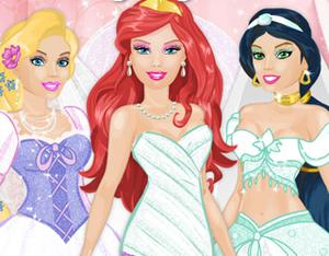 play Barbies Disney Style Wedding