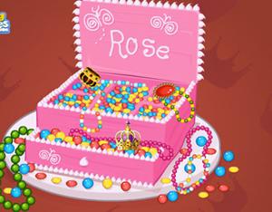 play Princess Jewelry Box Cake