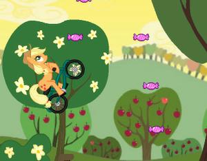 play Little Pony Bike Racing