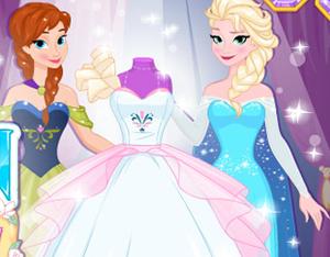 play Design Your Frozen Wedding Dress