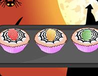 play Halloween Spiced Spider Cupcakes