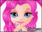 play Baby Barbie Glittery Nails