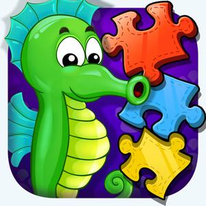 Sea Animals - Jigsaw Puzzle Learning For Infant Kids & Toddlers