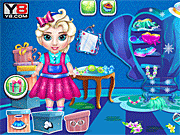 play Baby Elsa Wardrobe Cleaning