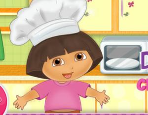 play Dora Cooking Crackers