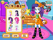 play Equestria Girls Halloween Makeover