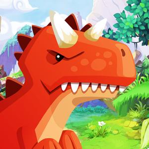 Dino Line Up Maker Skill Puzzle - Pro - A Dinosaurs Slide & Match Board Game