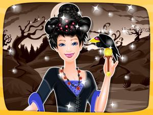 play Pop Singer Barbie Halloween Dressup