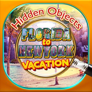 Hidden Objects - Florida To New York Vacation Puzzle