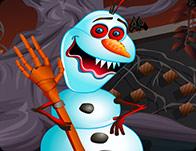 play Halloween Olaf Dress Up