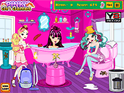 play Ever After High Bathroom Cleanup