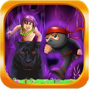 Jungle Kid Adventure Run 2 - Ninja And Panther