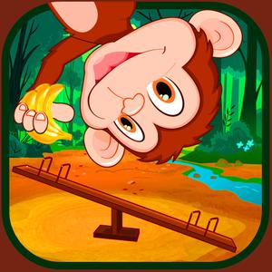 Jungle Monkey Seesaw - Launch A Happy Ape Catcher