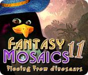 play Fantasy Mosaics 11: Fleeing From Dinosaurs