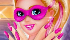 play Superbarbie Nail Design