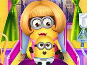 play Minion Girl And The New Born Baby