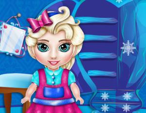 play Baby Elsa Wardrobe Cleaning