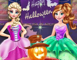 play Frozen Halloween Party