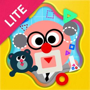 Shape The Village Lite - Interactive Introduction On Circle, Triangle And Square For Kids