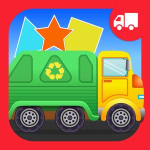 Shapes Garbage Truck Free - A Shapes Fun Game For Preschool Kids Learning Shapes And Love Trucks And Things That Go