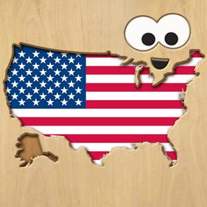 Wood Puzzle Usa Map