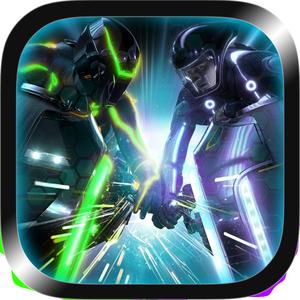 Action Movie Neon Light Bike Race Free