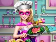 play Super Barbie Real Cooking