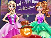 play Frozen Halloween Party