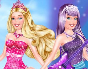 play Barbie Princess Vs Popstar