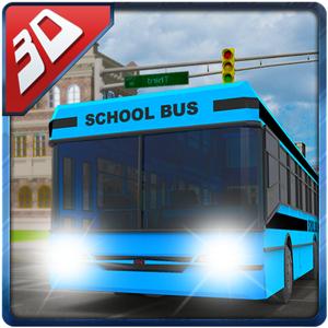 3D High School Bus Simulator - Bus Driver And Crazy Driving Simulation & Parking Adventure Game