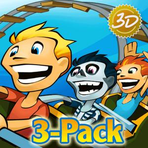 3D Rollercoaster Rush Bundle Pack