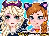 play Frozen Halloween Cute Creepy