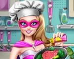 play Super Barbie Real Cooking