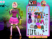 play Barbie Halloween Night