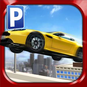 Roof Jumping Stunt Driving Parking Simulator - Real Car Racing Test Sim Run Race