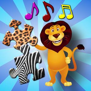 Children`S Animal Jigsaw Puzzles - Educational Young Kids Game Teaches Shapes And Matching Suitable For Toddler And Pre 