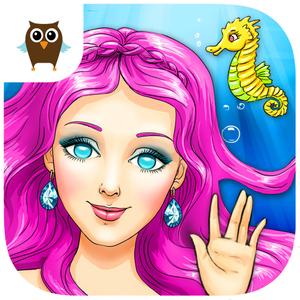 Mermaid Ava Hair Care, Make Up Salon And Dress Up - Kids Game