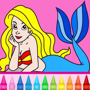 Mermaid Coloring Pages: Color Fun Game For All Ages