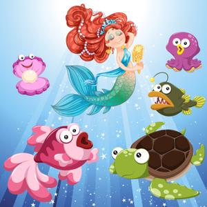 Mermaids And Fishes For Toddlers And Kids : Discover The Ocean !