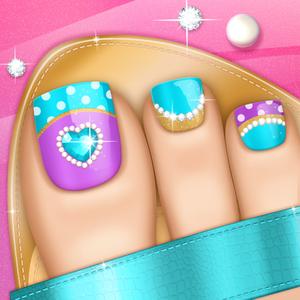 Toe Nail Game: Princess Salon For Fashion Nail Makeover And Pedicure Spa