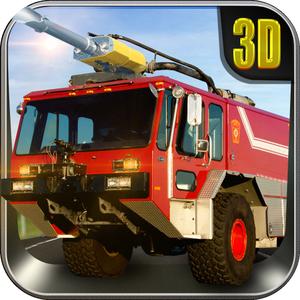 Airport Rescue Truck Simulators – Great Airfield Virtual Driving Skills In A Realistic 3D Traffic Environment
