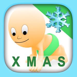 Christmas Puzzle For Babies: Move Winter Cartoon Images And Listen Sounds Of Animals Or Tools With Best Jigsaw Game And 