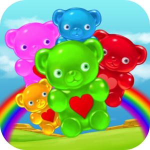 Gummy Bear Match Three Blitz Hd - Free Game With Happy, Cute And Hearty Gummi Bears For The Whole Family
