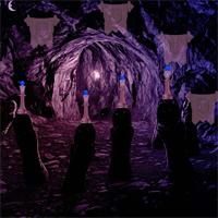 play Darkened Cave Escape