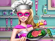 play Super Barbie Real Cooking
